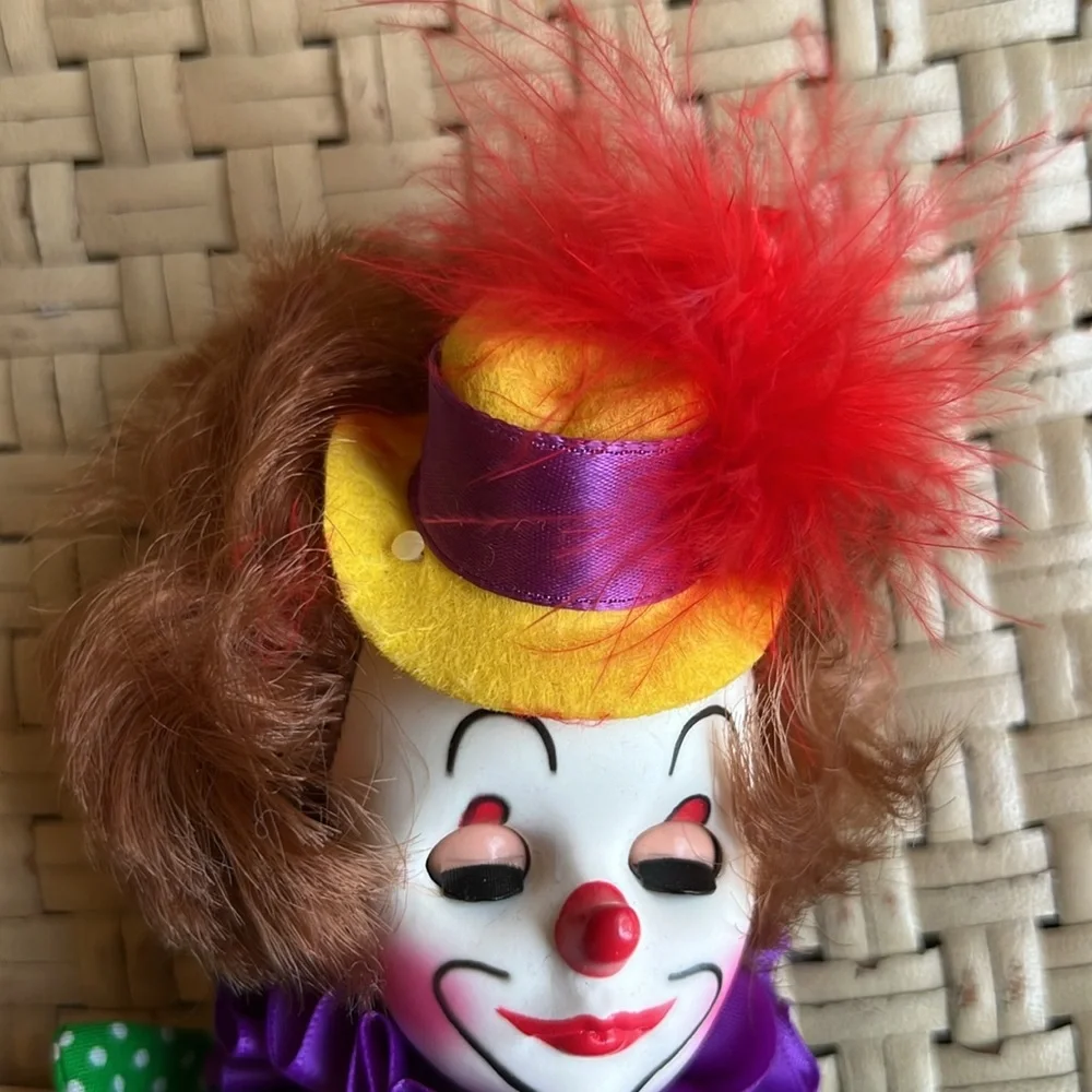 CLOWN DOLL EFFANBEES HERE COMES THE CLOWN CLARENCE W/ HAT
